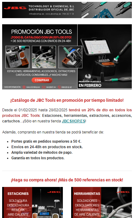 Newsletter JBC Tools 2025